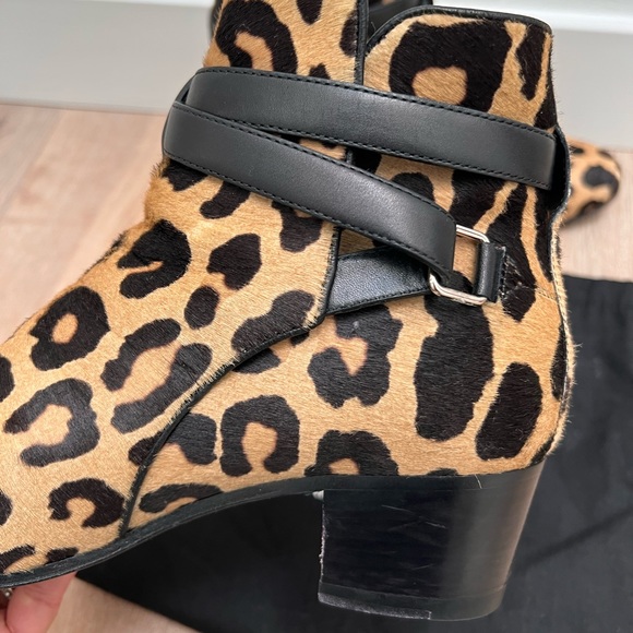 Saint Laurent whyatt Jodhopur boot in leopard print hair calf size 35.5 - Picture 10 of 10